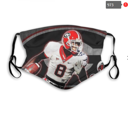 NCAA Georgia Bulldogs #13 Dust mask with filter